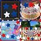 360 Pcs Patriotic Star Cutouts Paper Stars 4th of July Party Decor